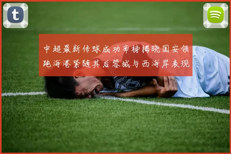 中超最新传球成功率榜揭晓国安领跑海港紧随其后蓉城与西海岸表现不俗